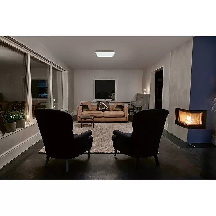 Ledvance SUN@Home LED-Panel Planon Plus - 35 W, L x B x H: 60 x 60 x 5,6 cm, Weiß, Kaltweiß - Stimmungsaufnahme