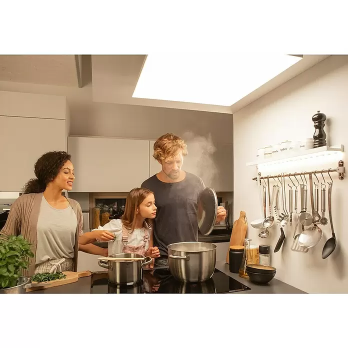 Ledvance SUN@Home LED-Panel Planon Frameless - 20 W, L x B x H: 30 x 30 x 6,1 cm, Weiß, Kaltweiß - Anwendungsbeispiel