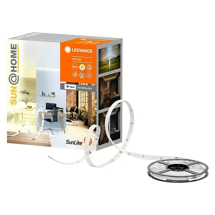 Ledvance SUN@Home Smart-LED-Band Moodlight - 300 x 1 x 0,3 cm - Diagonale Ansicht