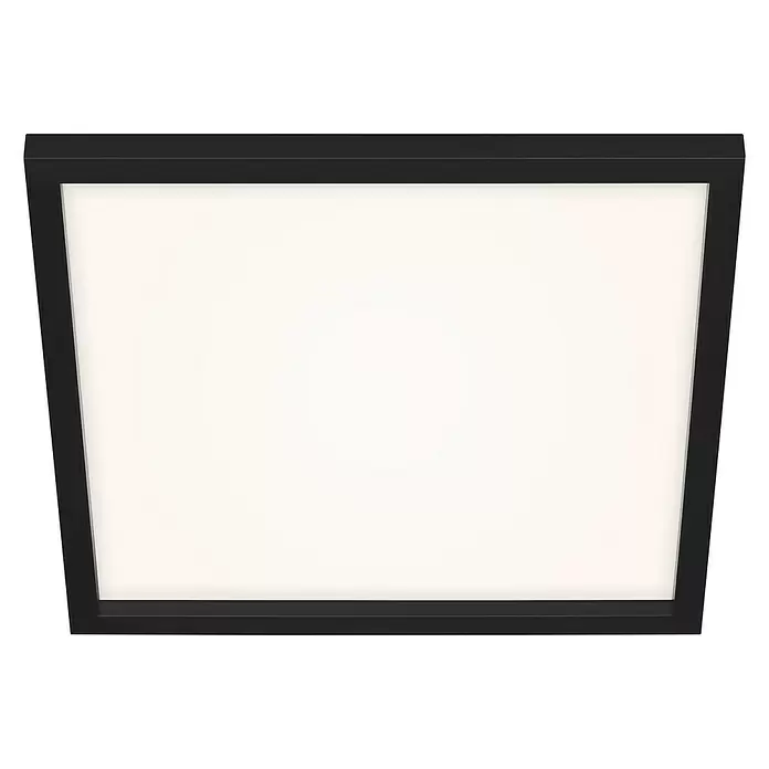 Briloner LED-Panel - 24 W, L x B x H: 44,5 x 44,5 x 8 cm, Schwarz, Warmweiß - Ansicht von unten