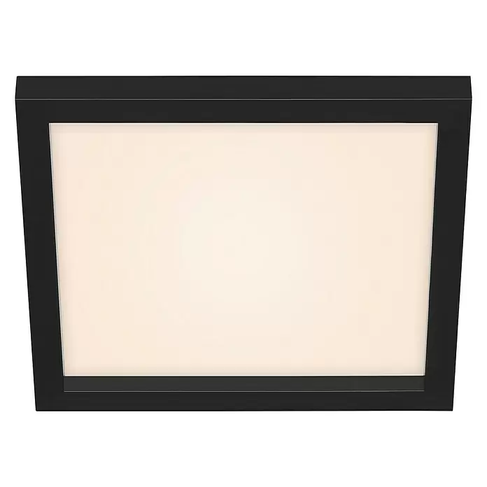 Briloner LED-Panel - 18 W, L x B x H: 29,5 x 29,5 x 8 cm, Schwarz, Warmweiß - Ansicht von unten
