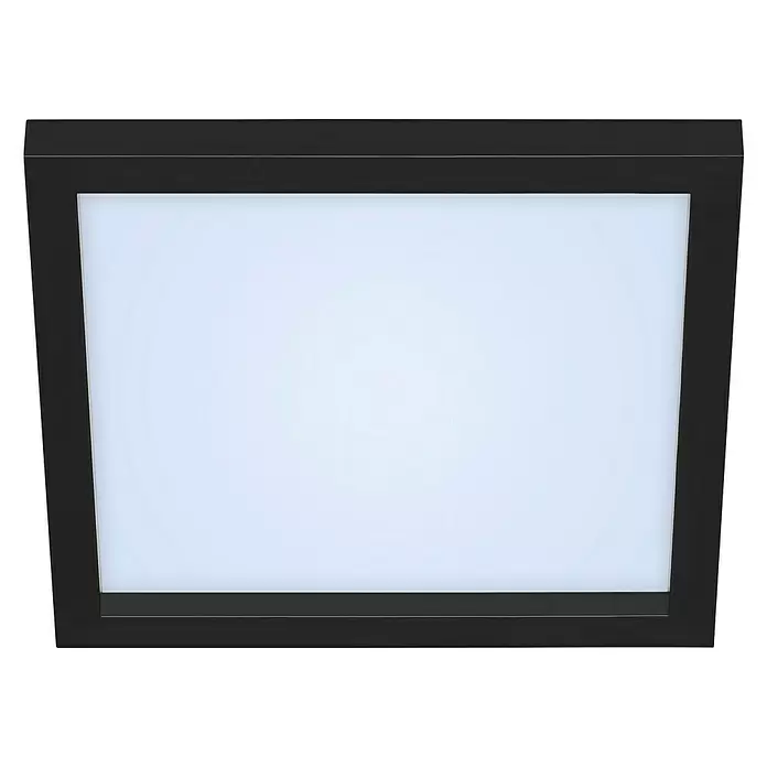 Briloner LED-Panel - 18 W, L x B x H: 29,5 x 29,5 x 8 cm, Schwarz, Warmweiß - Ansicht von unten