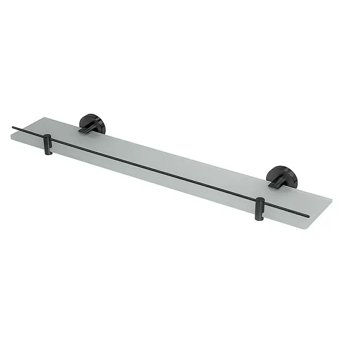 Haceka Kosmos Glazen planchet - Breedte: 600 mm, Grafiet - Diagonaal zicht