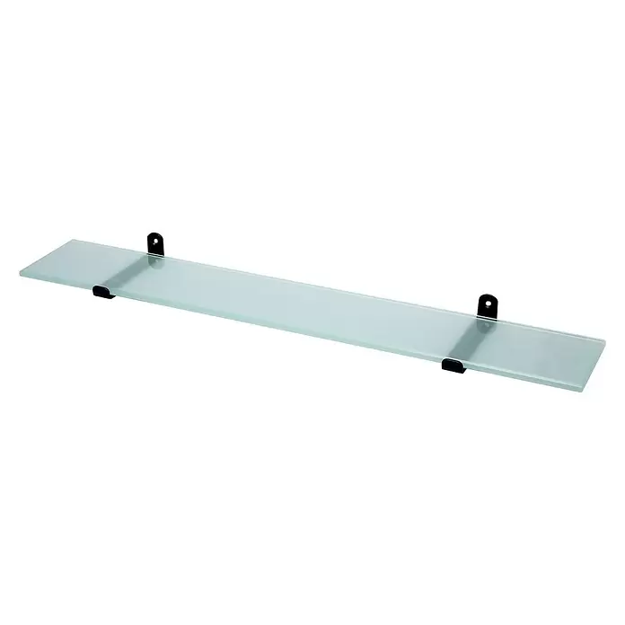 Haceka Ixi Glazen planchet - Breedte: 600 mm, Zwart - Diagonaal zicht