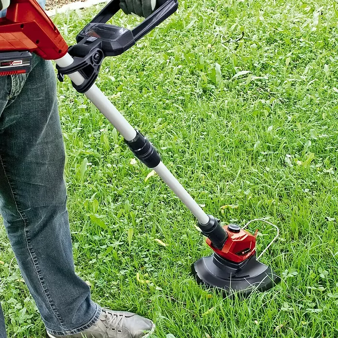 Einhell Power X-Change Akumulatorski trimer GE-CT 18 Li-Solo - 18 V, Litij-ionska, Bez akumulatora, Širina reza: 24 cm - Proizvod u upotrebi