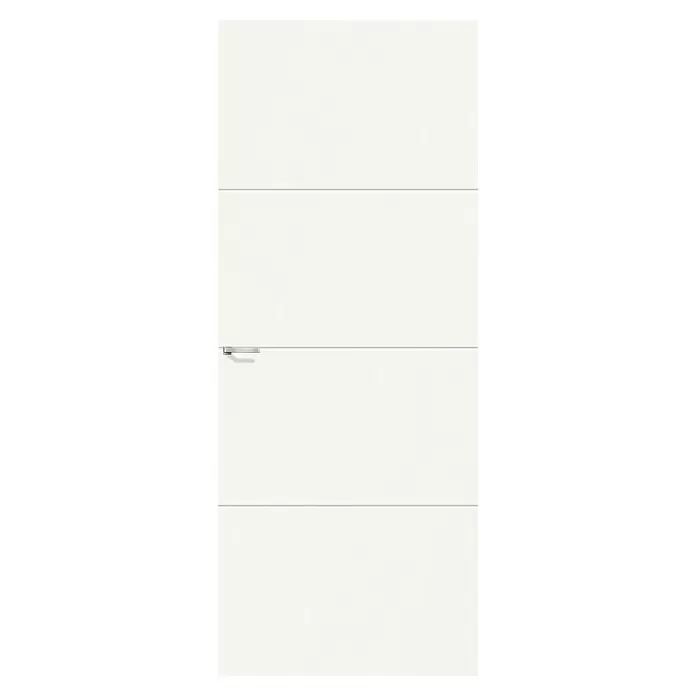 Solid Elements Binnendeur SE 4722 - 93 x 231,5 cm, Draairichting: Links- & rechts, Wit, Honingraat, Stomp - Vooraanzicht