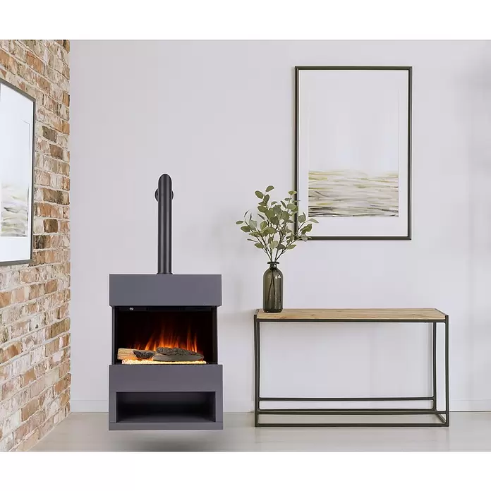Voltomat HEATING Električni kamin Malmo - 1.500 W, 25,1 x 55,6 x 76 cm - Živopisni prikaz