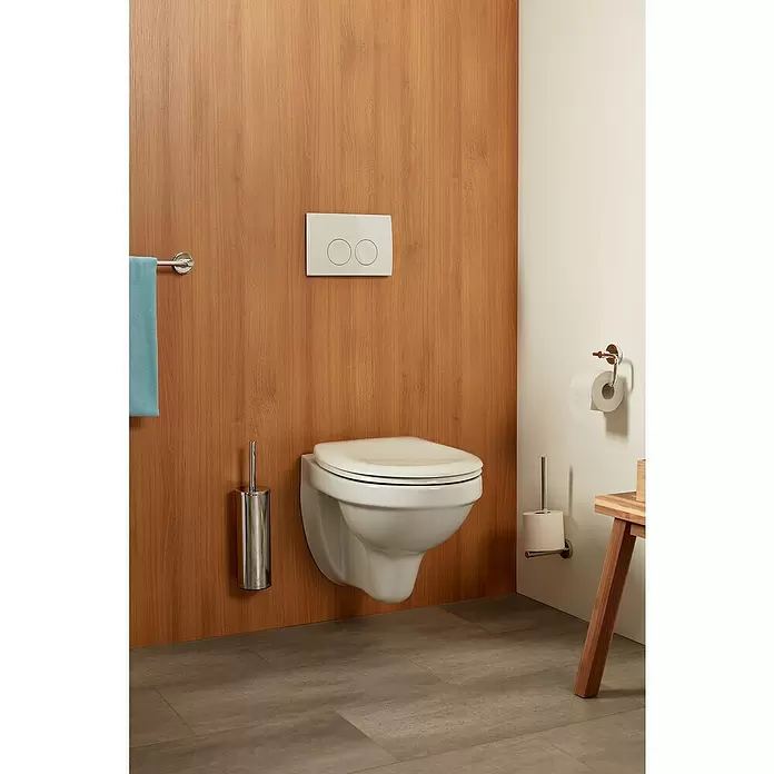 Haceka Kosmos Toiletrolhouder zonder klep - Zonder deksel, Chroom, Verchroomd - Sfeeropname