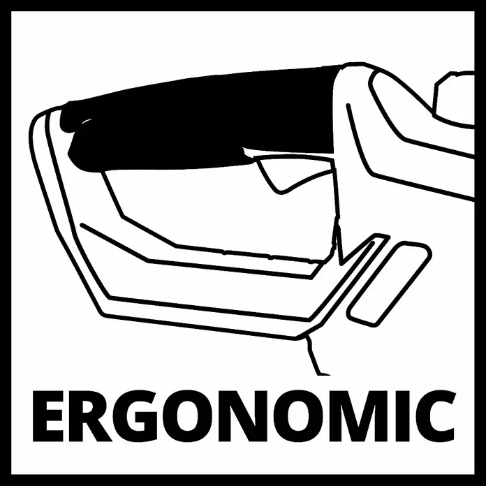 Einhell Power X-Change Akku-Kettensäge GE-LC 18/25 Li-Solo - 18 V, Ohne Akku, Schwertlänge: 25 cm - Skizze