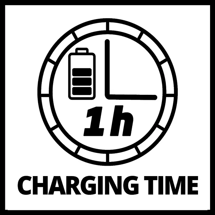 Einhell Power X-Change Akku-Kettensäge GE-LC 18/25 Li Kit - 18 V, Li-Ionen, 3 Ah, 1 Akku, Schwertlänge: 25 cm - Skizze