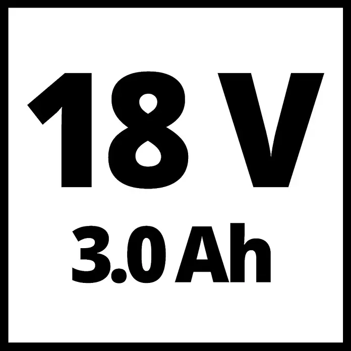 Einhell Power X-Change Akku-Kettensäge GE-LC 18/25 Li Kit - 18 V, Li-Ionen, 3 Ah, 1 Akku, Schwertlänge: 25 cm - Skizze