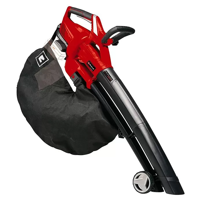 Einhell Power X-Change Akku-Laubsauger GE-CL 36 Li E-Solo - Ohne Akku, Blasgeschwindigkeit: 210 km/h - Diagonale Ansicht