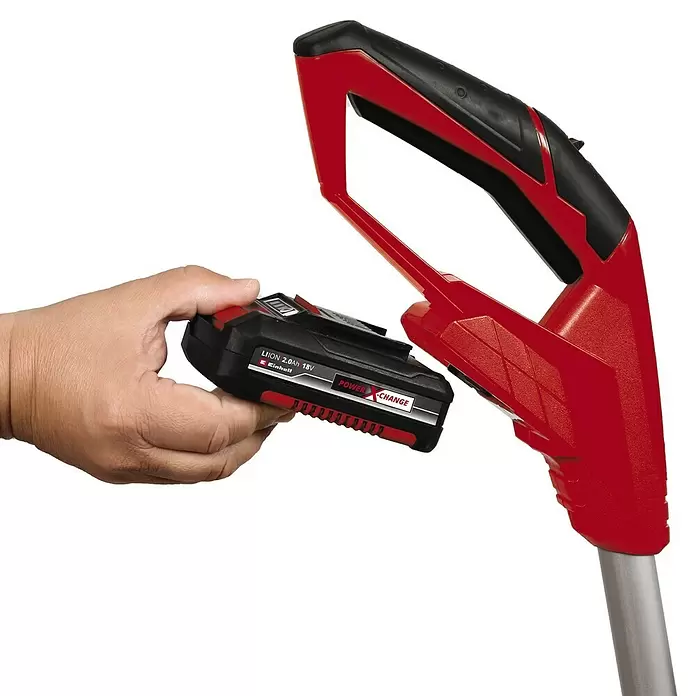 Einhell Power X-Change Akumulatorski trimer GE-CT 18 Li-Solo - 18 V, Litij-ionska, Bez akumulatora, Širina reza: 24 cm - Proizvod u upotrebi