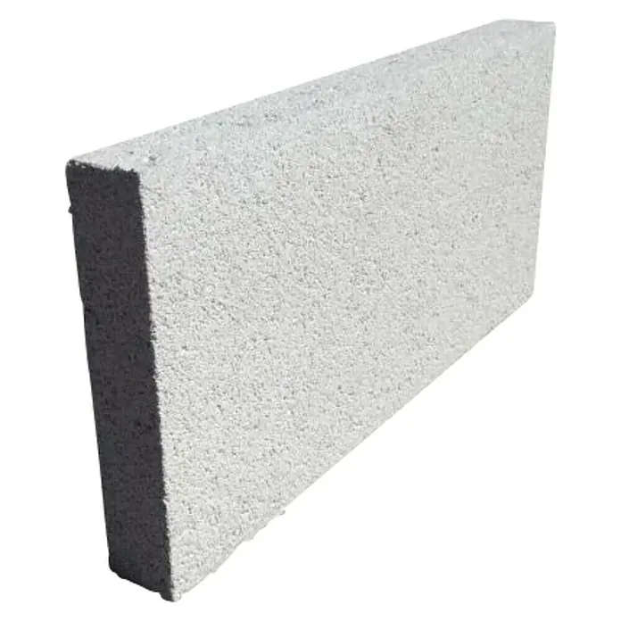 BHS Zaragoza Pavimento placa - L x An: 40 x 20 cm, Blanco - Vista angular