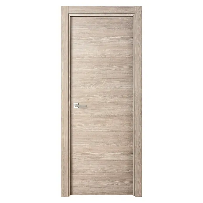 Solid Elements Puerta interior Roble Gris - 62,5 x 203 cm, Derecha, Roble Gris, Macizo, Ciega - Vista frontal