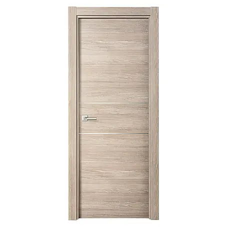Puerta interior Roble Gris 200AL