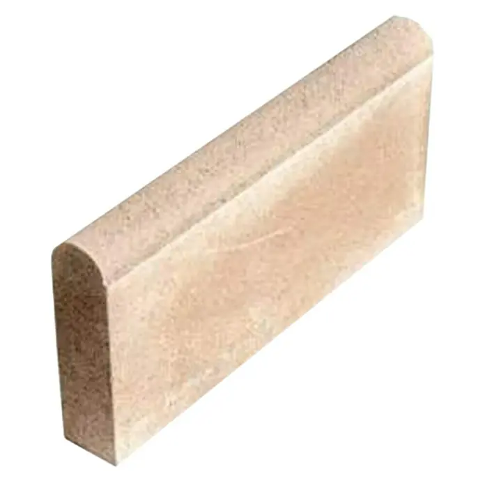 BHS Mallorca Bordillo - 50 x 7 x 25 cm, Crema, Hormigón - Vista angular