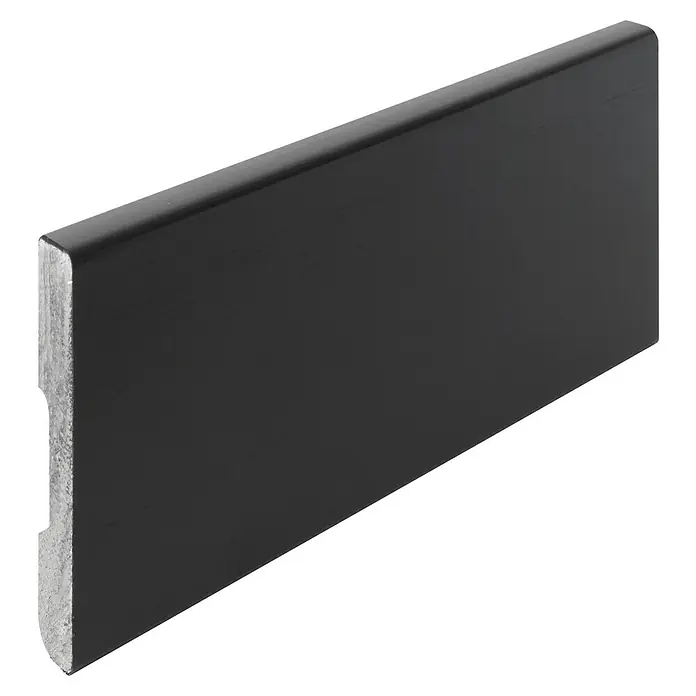 Oknum Zócalo antihumedad EPS - 2,2 m x 12 mm x 90 mm, Gris - Vista angular