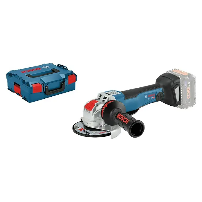 Bosch Professional Akku-Winkelschleifer GWX 18V-10 PC - 18 V, Ohne Akku, Durchmesser Scheibe: 125 mm - Diagonale Ansicht