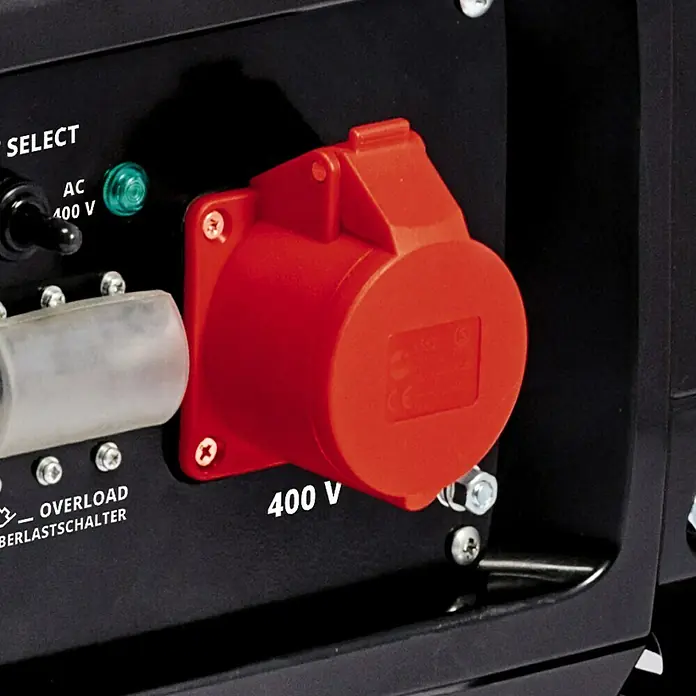 Einhell Classic Stromerzeuger TC-PG 65/E5 - Tankvolumen: 25 l, Betriebsdauer: 11,7 h bei 66 % Last - Detailaufnahme