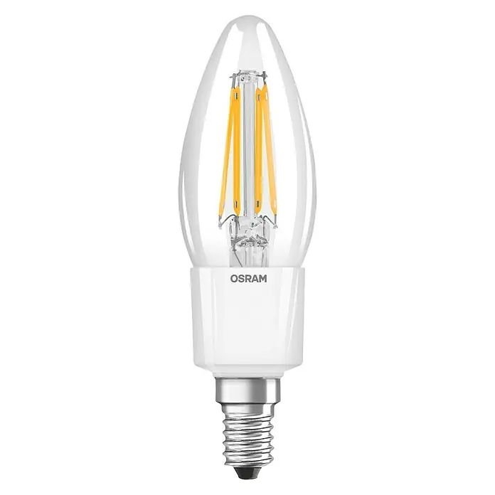 Osram Bombilla LED Superstar Classic - E14, 6 W, 827 lm - Vista frontal