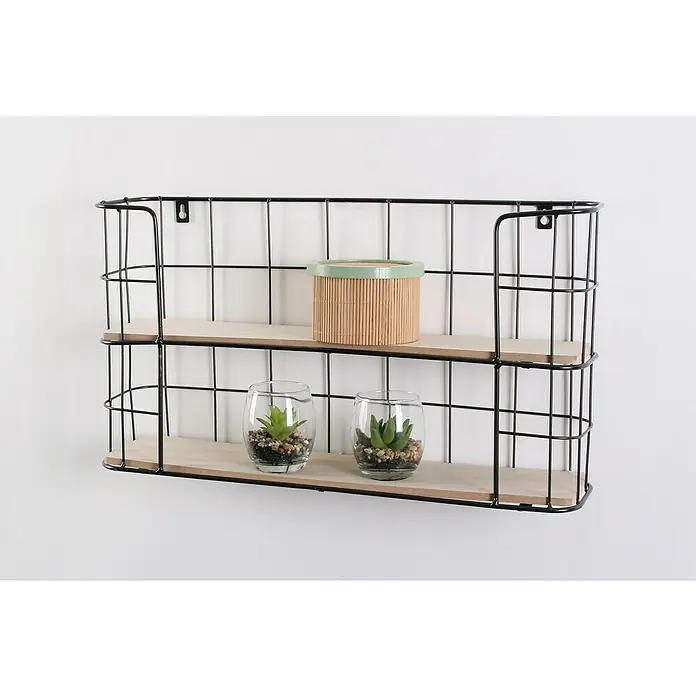 Regalux Wandregal - L x B x H: 55 x 12 x 30 cm, Metall - Anwendungsbeispiel