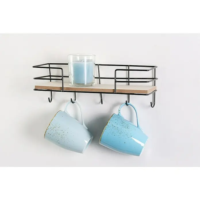 Regalux Wandregal - L x B x H: 30 x 10 x 10 cm, Metall - Anwendungsbeispiel