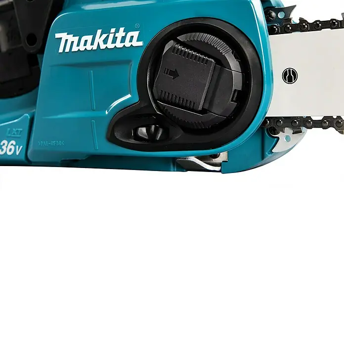 Makita Akku-Kettensäge DUC353Z - 36 V, Ohne Akku, Schwertlänge: 35 cm - Detailaufnahme