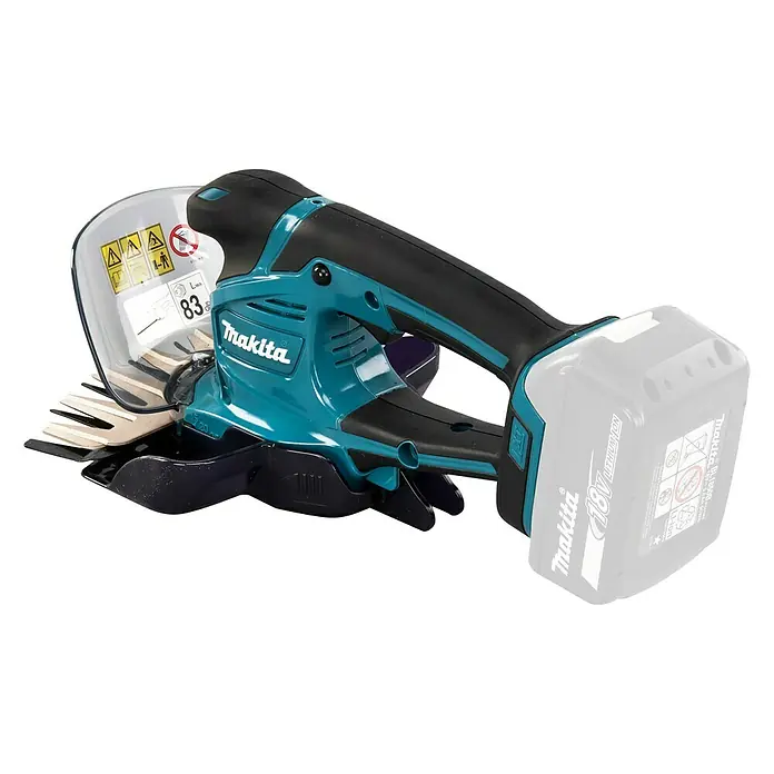 Makita Akku-Gras- & Strauchschere DUM604ZX - 18 V, Li-Ionen, Ohne Akku, Messerbreite: 16 cm - Diagonale Ansicht