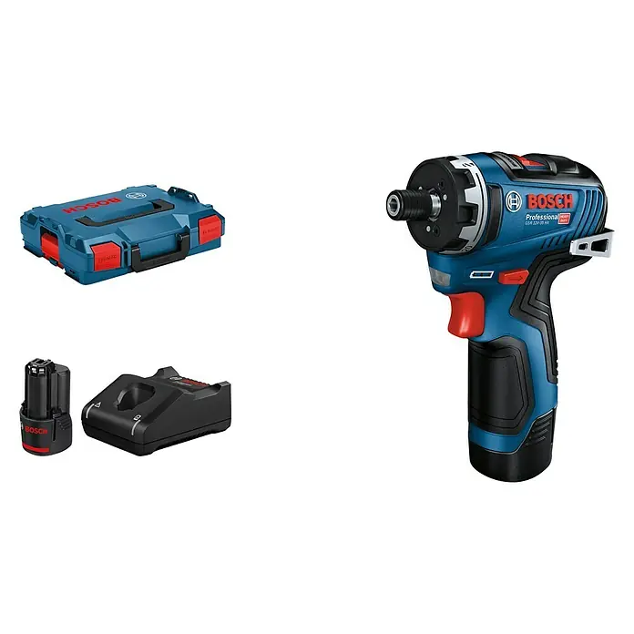 Bosch Professional Akku-Bohrschrauber GSR 12V-35 HX - 12 V, 2 Akkus, 3 Ah - Diagonale Ansicht