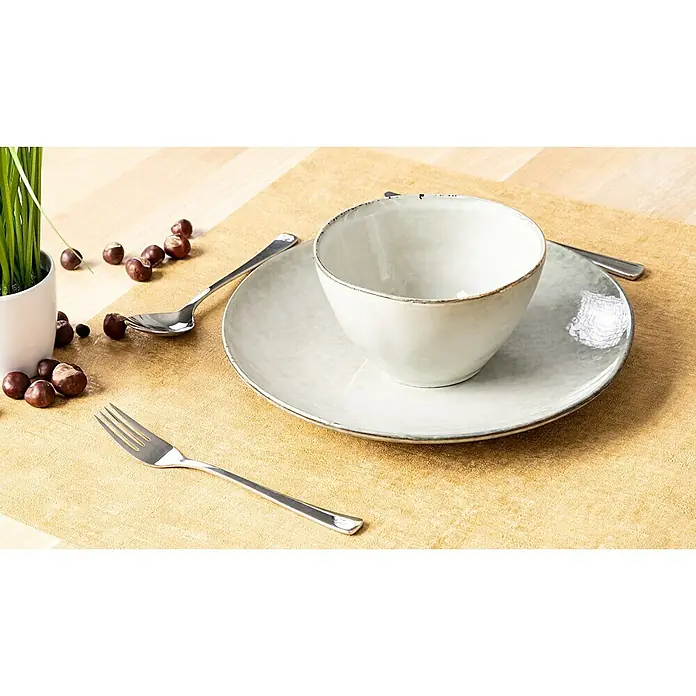 Schale Tabo - Ø x H: 14 x 6,5 cm, Grau - Stimmungsaufnahme