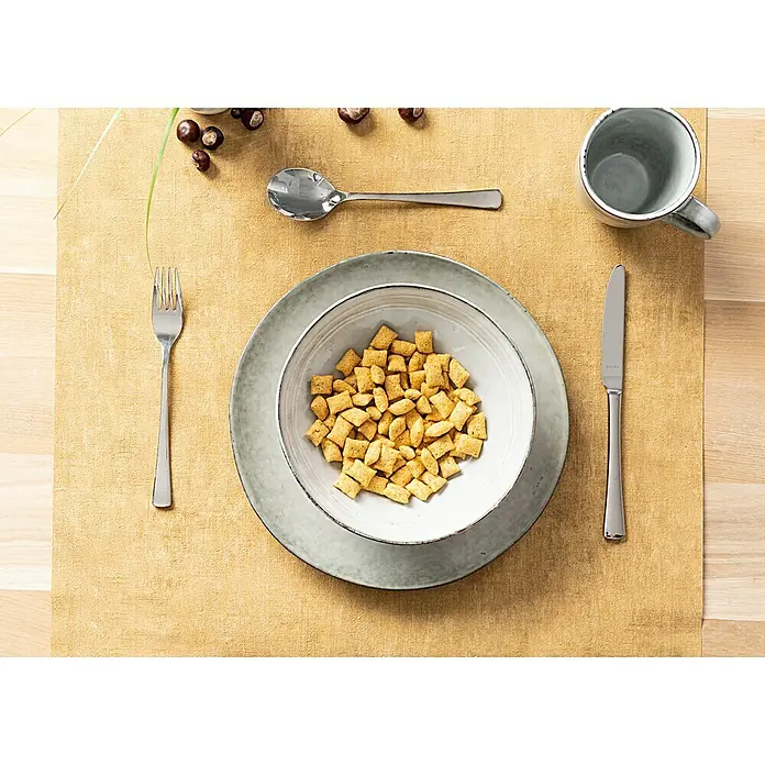 Schale Tabo - Ø x H: 20 x 6,5 cm, Grau - Stimmungsaufnahme