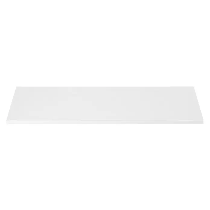 Dolle Zidna polica Lite - D x Š x D: 80 x 25 x 1,9 cm, Bijele boje - Pogled sprijeda