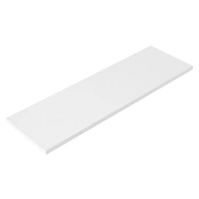 Dolle Zidna polica Lite - D x Š x D: 80 x 25 x 1,9 cm, Bijele boje - Dijagonalni pogled
