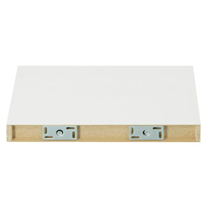 Dolle Wandboard Big Boy - L x B x H: 44,5 x 25 x 5 cm, Weiß, Belastbarkeit: 30 kg - Rückansicht