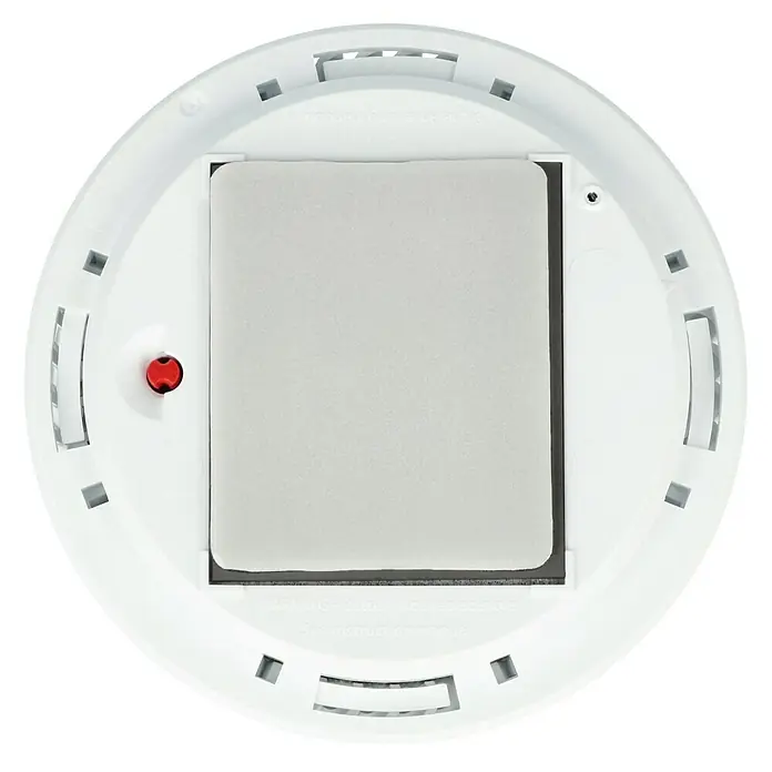 Pyrexx Rauchwarn- & Hitzemelder PX-1 Q - Durchmesser: 10,5 cm, Batterielaufzeit: 12 Jahre, Alarmsignal: Min. 85 dB - Rückansicht