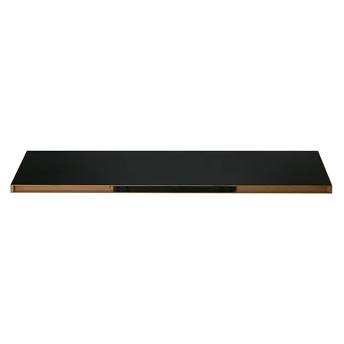 Regalux Wandboard XL4 - 23,5 x 118 x 3,8 cm, Schwarz, Belastbarkeit: 12 kg - Rückansicht