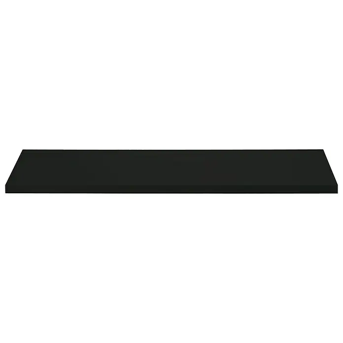 Regalux Wandboard XL4 - 23,5 x 118 x 3,8 cm, Schwarz, Belastbarkeit: 12 kg - Vorderansicht