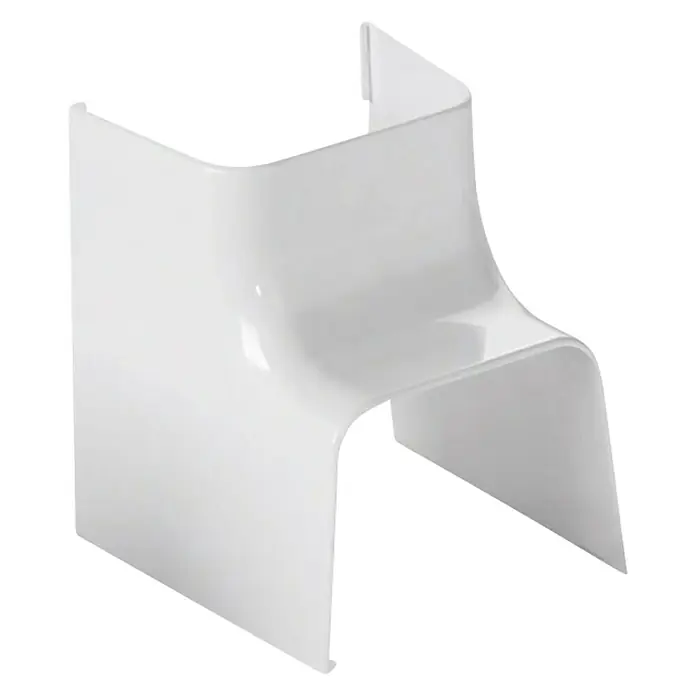 Ángulo interior canal Rigel - Blanco, An x Al: 50 x 65 mm, Plástico - Vista angular
