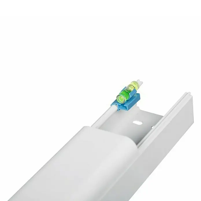 Canaleta para cables Rigel - Blanco, 2 m x 35 mm x 30 mm, Plástico - Primer plano