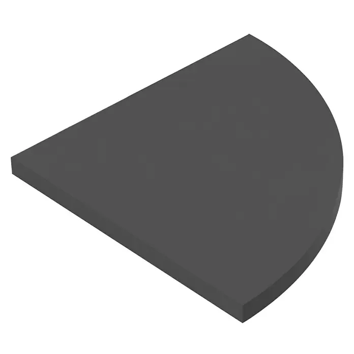 Dolle Wandboard Lite - L x B x S: 30 x 30 x 1,9 cm, Anthrazit - Diagonale Ansicht