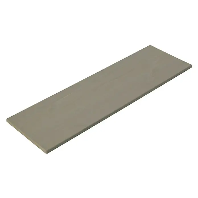 Dolle Wandboard Lite Vintage - L x B x S: 80 x 25 x 1,8 cm, Kiefer Grau - Diagonale Ansicht