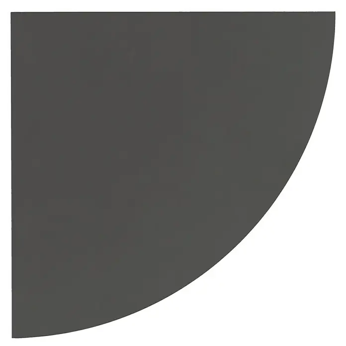 Dolle Wandboard Lite - L x B x S: 30 x 30 x 1,9 cm, Anthrazit - Draufsicht