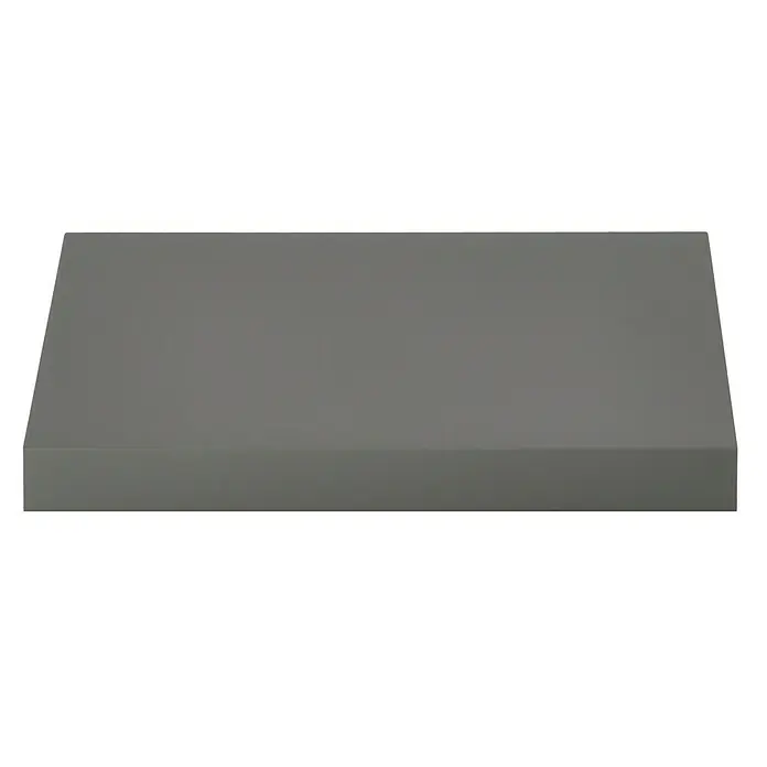 Dolle Zidna polica Big Boy - D x Š x V: 44,5 x 25 x 5 cm, Sive boje, Opteretivost: 30 kg - Pogled sprijeda