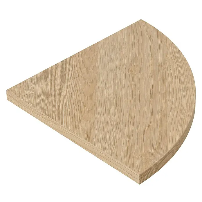 Dolle Wandboard Lite - L x B x S: 30 x 30 x 1,9 cm, Eiche - Diagonale Ansicht