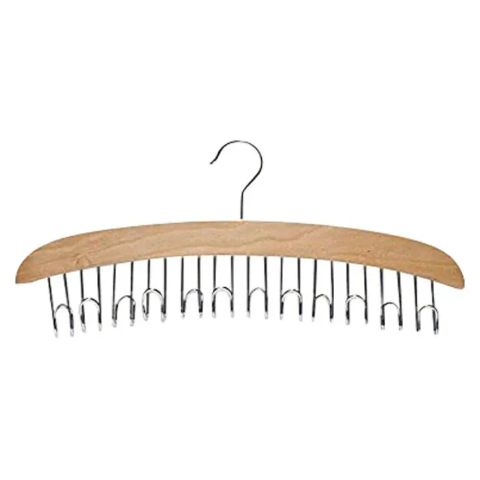 Percha para ropa cinturón - 1 ud., Madera - Vista frontal
