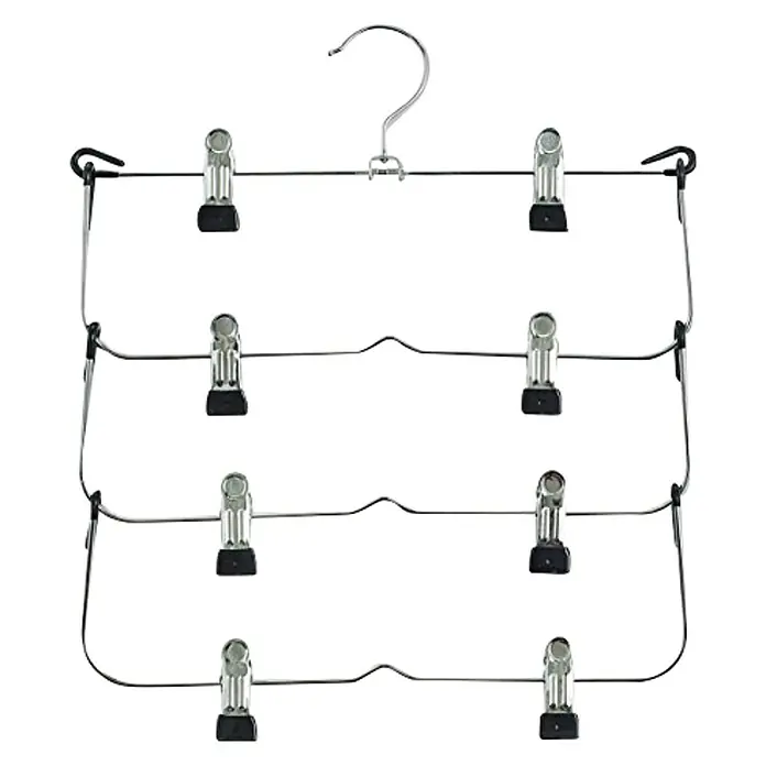 Percha para ropa múltiple Falda - 1 ud., Metal - Vista frontal