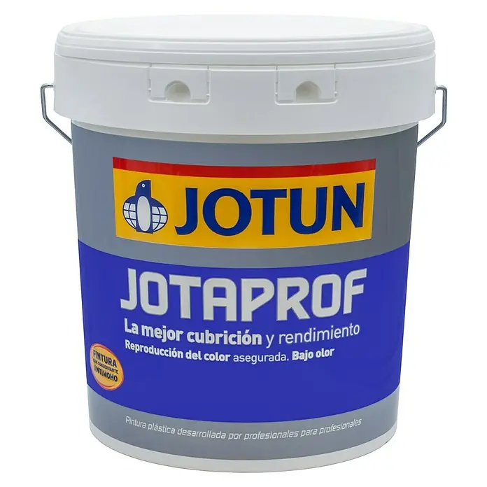 Jotun Pintura para paredes y techos Jotaprof Mate - Blanco, 4 l, Mate - Vista frontal