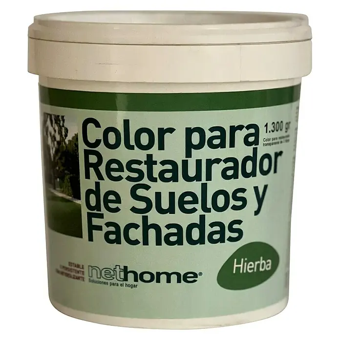 Pigmento concentrado Color Restaurador Suelos y Fachadas - Hierba, 1,3 kg, Mate sedoso - Vista frontal