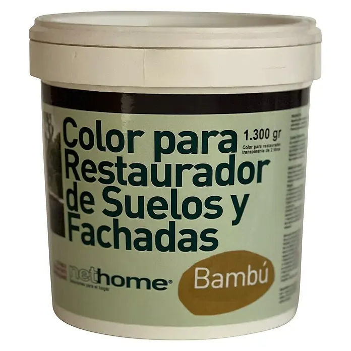 Pigmento concentrado Color Restaurador Suelos y Fachadas - Bambú, 1,3 kg, Mate sedoso - Vista frontal